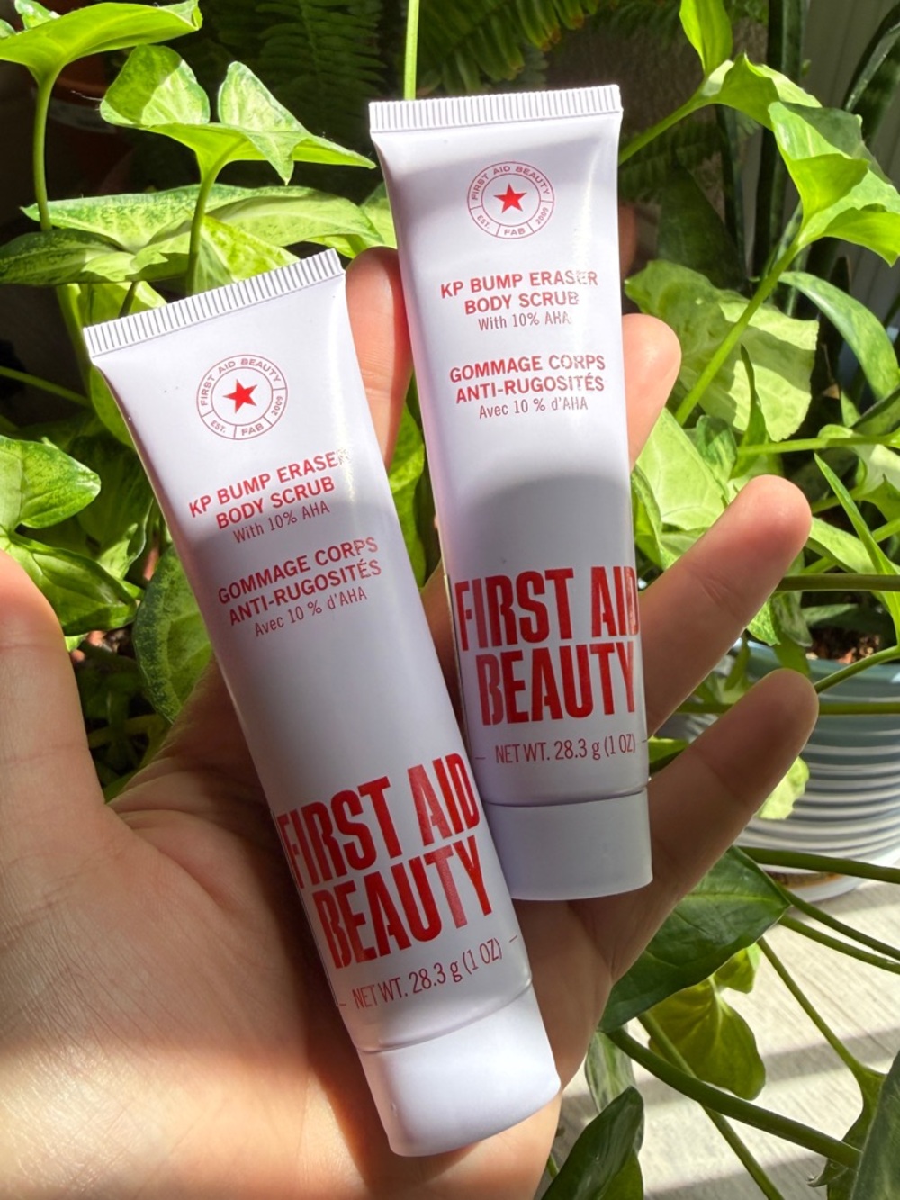 2 PCS First Aid Beauty KP Bump Eraser Body Scrub 10% AHA- New